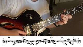 Developed Ryan Kisor's 2-5-1 Lick Guitar ver. / Transcription