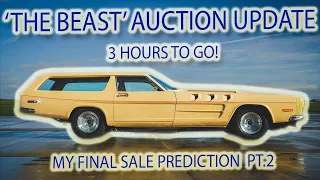 John Dodd's 27 Litre Merlin V12 Car The Beast Is About To Sell - Auction Results With 3 Hours To Go!