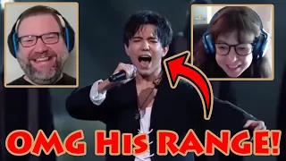 Music Teachers REACT Dimash STRANGER New Wave Новая Волна 2021 REACTION