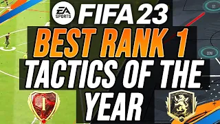 MY BEST META CUSTOM TACTICS FOR THE YEAR (RANK 1 POST PATCH) - FIFA 23