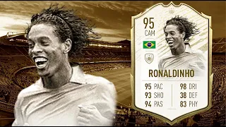 FIFA 20: RONALDINHO 95 PRIME ICON MOMENT PLAYER REVIEW I FIFA 20 ULTIMATE TEAM