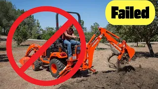 Kubota BX25 Failed -TYM- Pull Test Knockout