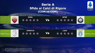 Serie A • Roma 🆅🆂 Inter • Juventus 🆅🆂 Lazio • Calci di Rigore • PES 2020 (COM vs COM)