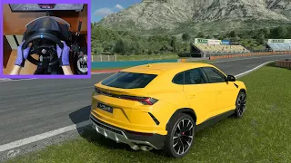 678HP Lamborghini Urus SUV｜Gran Turismo 7｜Steering Wheel Gameplay
