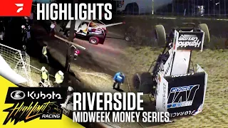 Crazy Night At The Ditch | Kubota High Limit Racing at Riverside Int'l Speedway 4/23/24 | Highlights