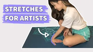 10 min DAILY STRETCHES FOR ARTISTS - Hand, Wrist, Neck, Shoulders & Back