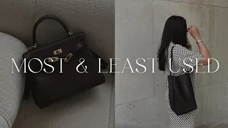 5 MOST & LEAST USED HANDBAGS | ALYSSA LENORE