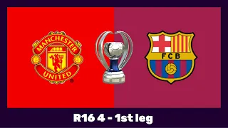 🏆 FC 24 Sim Cup - 🏴󠁧󠁢󠁥󠁮󠁧󠁿 Manchester Utd vs. FC Barcelona 🇪🇸 - Round of 16 - 4 - 1st leg 🎮