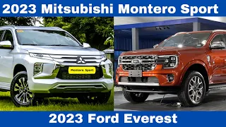 Midsize SUVs Compare 2023 Mitsubishi Montero Sport Vs 2023 Ford Everest