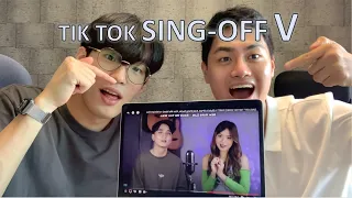 [Orang korea reaction] Reza Darmawangsa SING OFF TIKTOK SONGS PART V vs Mirriam Eka