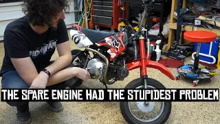 You won't believe why this spare Crf50 engine wouldn't start...