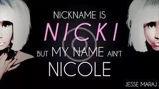 Nicki Minaj - Rake It Up (Verse - Lyrics Video)