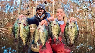 2 HOURS of CATCH and COOKS in the SWAMP!!! -- SLAB CRAPPIE, BLUEGILL, BASS and MORE!!!