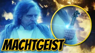 Wie konnte Luke als Machtgeist das Lichtschwert fangen?