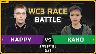 WC3 - [UD] Happy vs Kaho [NE] - Day 3 - WC3 Race Battle
