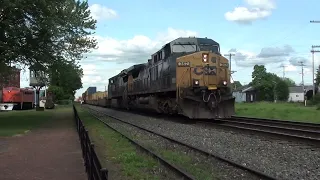 CSXT 362 Leads CSX Q157 West through North East, PA 06/24/2019