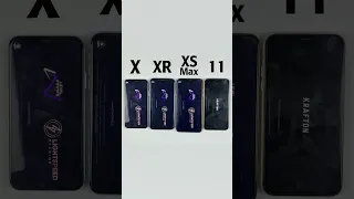 iPhone X vs XR vs XS Max vs 11 PUBG MOBILE TEST 2022 - PUBG MOBILE TEST in 2023