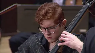 Aaron Olguin performs the Andres Martin double bass concerto 3rd mvt. Allegro obsessivo