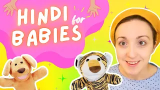 Hindi for babies and toddlers | Body Parts, Colors, and more | Indian Ms Rachel | Hindi Rhymes