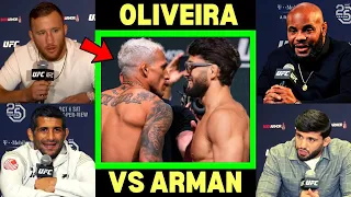 UFC Fighters "Predict" Oliveira vs Tsarukyan | UFC 300