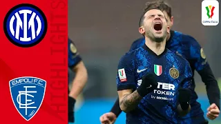 Inter vs Empoli 3-2 Highlights & Goals | Coppa Italia 2021-2022