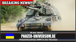 Panzerhaubitze 2000 in der Ukraine eingetroffen - Breaking News