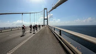 Tour de France 2022  - Crossing of the Great Belt Bridge (Denmark) - Indoor Cycling Training