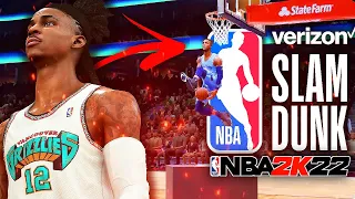 JA MORANT Joins The 2022 NBA SLAM Dunk Contest & SHUTS IT DOWN!! CRAZY ELBOW DUNKS WINS!!