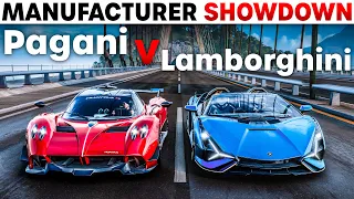 Forza Horizon 5 | Pagani VS Lamborghini | Manufacturer Showdown!