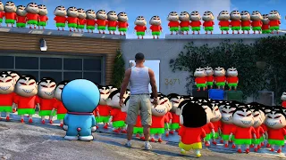 GTA 5 !! SHINCHAN & FRANKLIN 1000 EVIL SHINCHAN ATTACKED FRANKLIN IN GTA 5 TAMIL