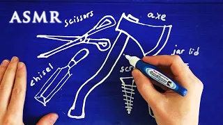 ASMR 1hr Drawing Simple Machines on Book Covers (Highly requested)
