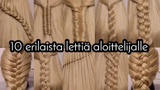 10 erilaista lettiä aloittelijalle | Lettejä & lettikampauksia | Opi letittämään