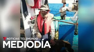 La insólita historia de un náufrago rescatado | Noticias Telemundo