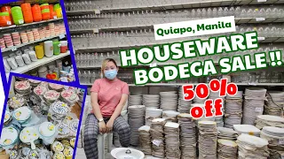 PINAKAMURANG BILIHAN NG HOUSEWARE | BAGSAKAN SA QUIAPO - MEGA SALE