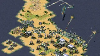 Red Alert 2 | Extra Hard Ai Thailan map | 7 vs 1