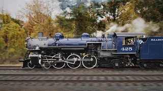 Pacing A Steam Train - Reading & Northern #425