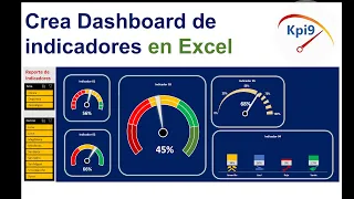 Crea Dashboard de indicadores en Excel