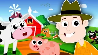 the farmer in the dell | farm song | nursery rhyme | old macdonald | Kids Tv Nursery Rhymes