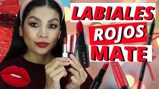 💄Labiales  ROJOS  ECONOMICOS (TOP 5)💋 Los mejores LABIALES ROJOS😍