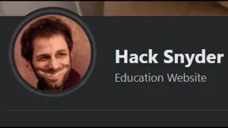 Hack Snyder- The Worst Zack Snyder Hate Page