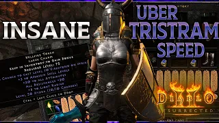 I've NEVER SEEN UBER TRISTRAM MELT so fast - This Uber build is INSANE - Diablo 2 Resurrected