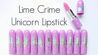 Review: Lime Crime Unicorn Lipstick (The wearable shades)