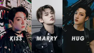 Kiss Marry Hug K-pop Male idols | Ultimate version