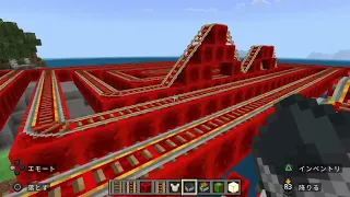 Minecraft_テスト投稿！ジェットコースター作ったよ！