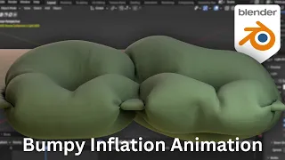 how to make Bumpy inflation Animations using Textures in blender | blender tutorial