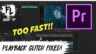 FIX: Playback speed Too fast in Premiere Pro!  | Film Learnin