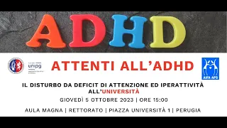 Attenti all’ADHD il disturbo da deficit di attenzione ed iperattività all’università