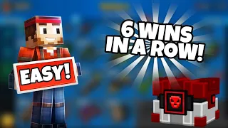 How To Easily Complete 6 Wins In A Row Challenge! | Pixel Gun 3D