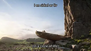 Lion King 2019 - Circle of life (Norwegian) Subs & Trans