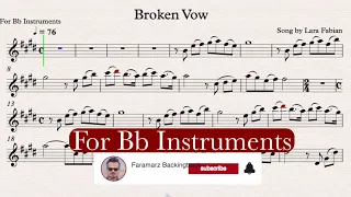 Broken Vow - Play along For Bb instruments